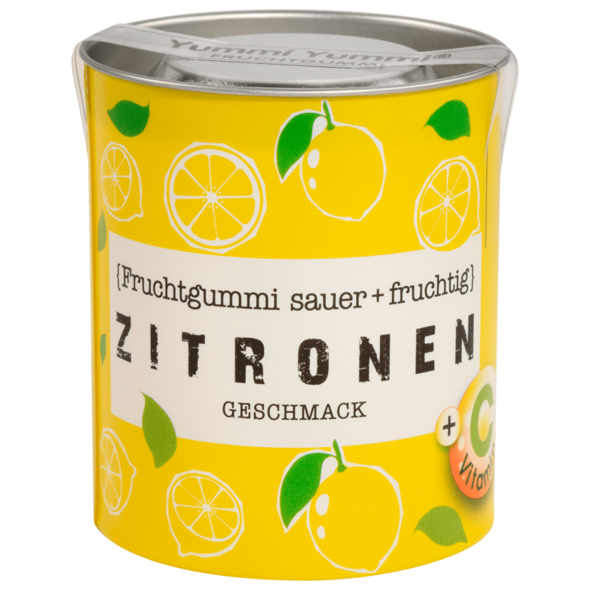 Yummi Yummi Fruchtgummi sauer + fruchtig Zitrone 120g